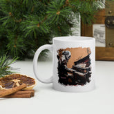 Gettin' Jazzy On Piano White glossy mug - Beyond T-shirts